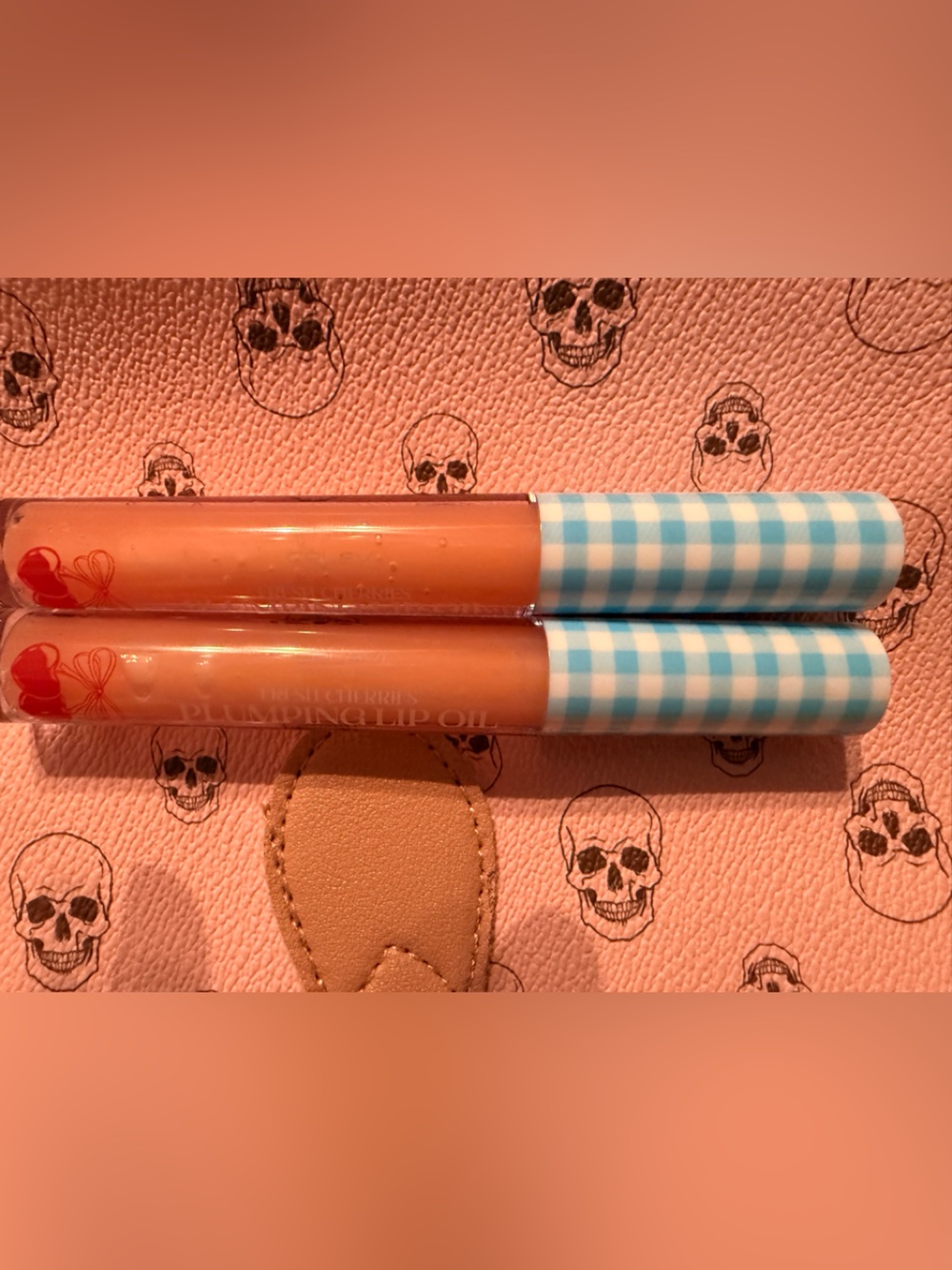 (2) New Celavi Fresh Cherries Lip Plumping Oil